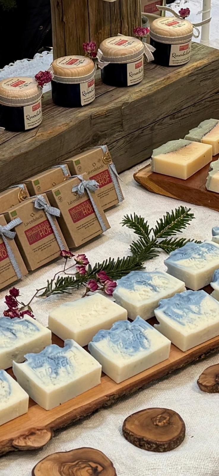 Sortiment am Marktstand